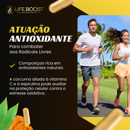 Curcuma Plus Life Boost - 60 Capsulas