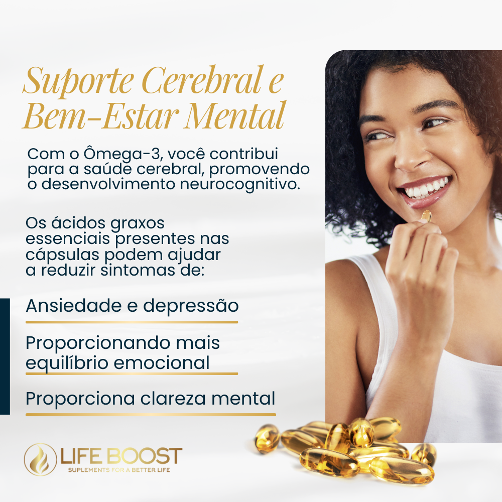 Omega 3 Life Boost -  120 Capsulas