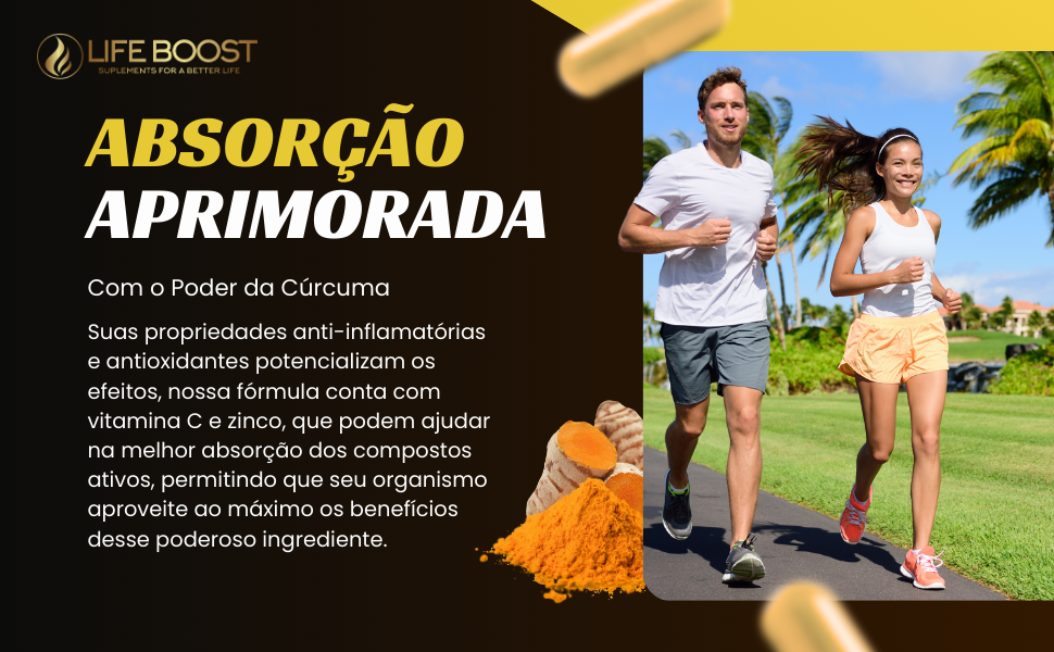 Curcuma Plus Life Boost - 60 Capsulas