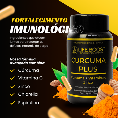 Curcuma Plus Life Boost - 60 Capsulas