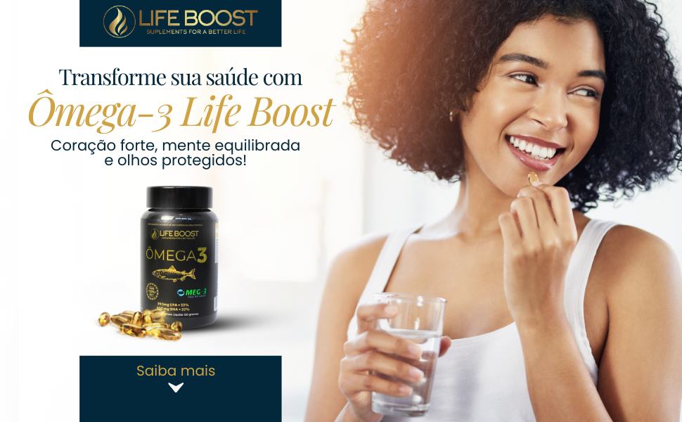 Omega 3 Life Boost -  120 Capsulas