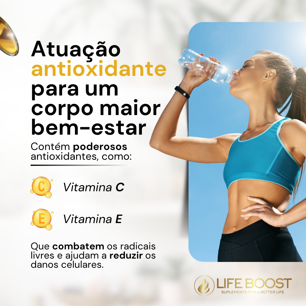 Multivitaminico e Minerais Life Boost - 60 Capsulas