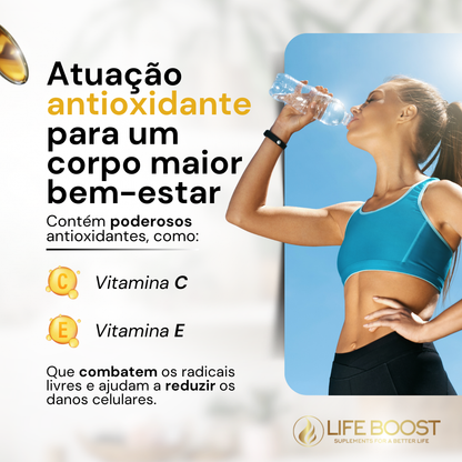 Multivitaminico e Minerais Life Boost - 60 Capsulas