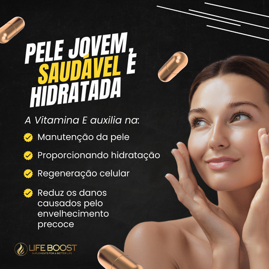 Q10 + Vitamina E - Life Boost 60 Capsulas