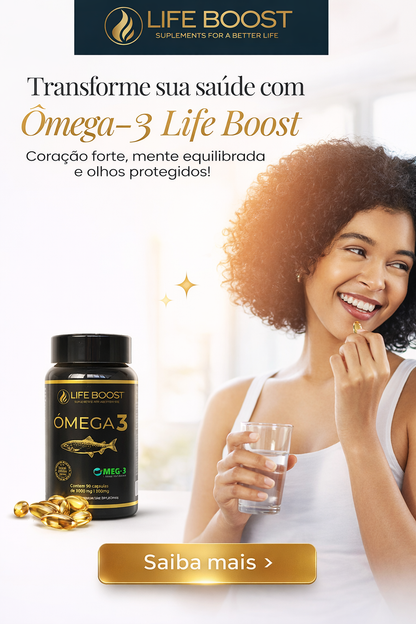 Omega 3 Life Boost -  120 Capsulas