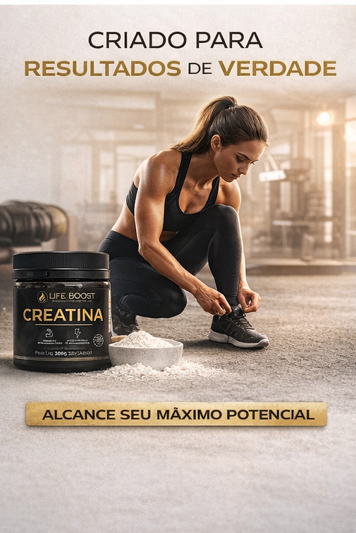 Creatina Monohidratada 300gr - Life Boost