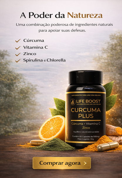 Curcuma Plus Life Boost - 60 Capsulas