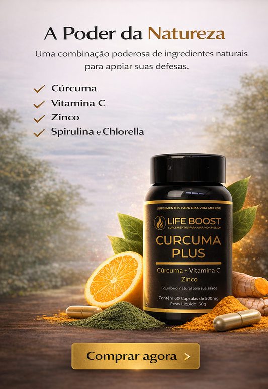 Curcuma Plus Life Boost - 60 Capsulas
