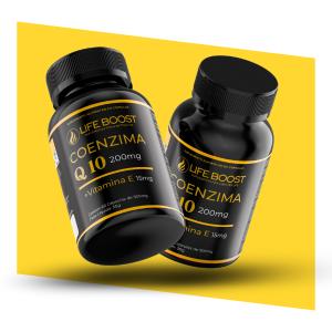 Q10 + Vitamina E - Life Boost 60 Capsulas