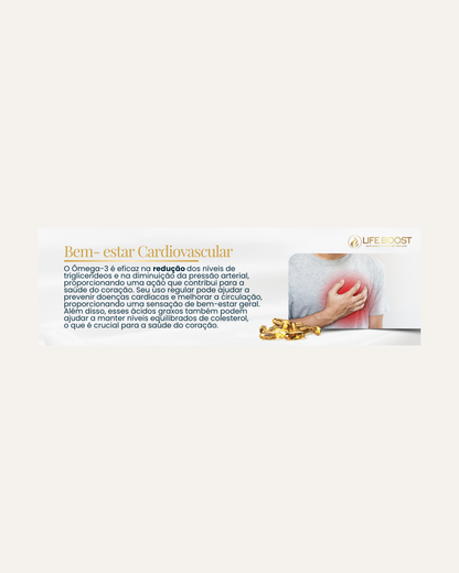Omega 3 Life Boost -  120 Capsulas