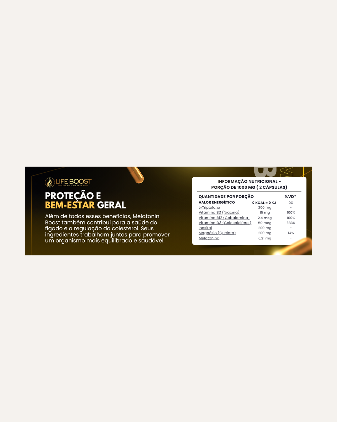 Melatonin Boost - 60 Capsulas