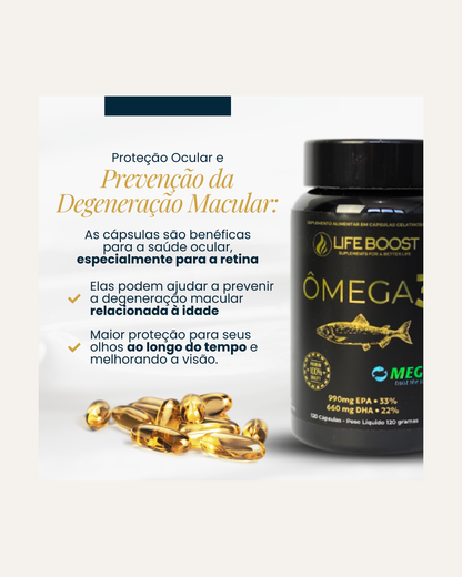 Omega 3 Life Boost -  120 Capsulas