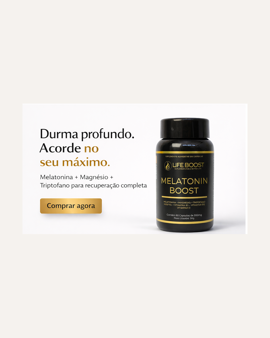 Melatonin Boost - 60 Capsulas